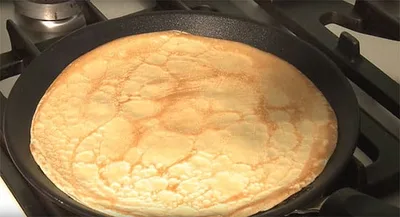 Pâte à crêpes - Faire cuire la seconde face