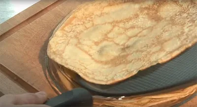 Mettre au dessus des autres crêpes