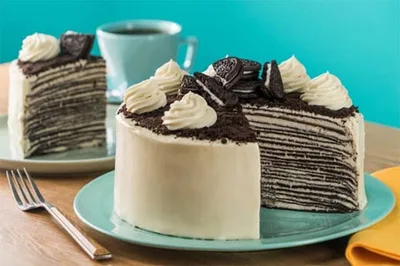 Pâte à crêpes en gâteau
