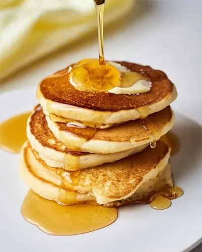 Pâte à crêpes en pancake