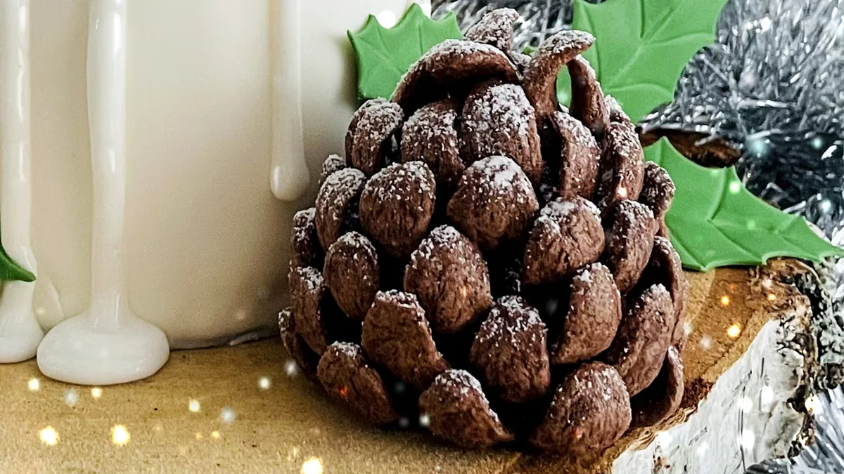 Pomme de pin au chocolat