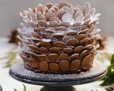 Pomme de pin au chocolat