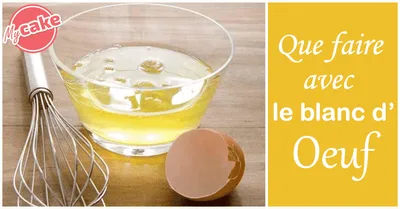 Que faire avec des blancs d'oeuf