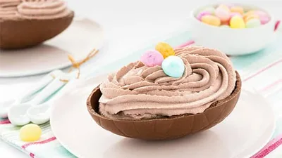 Mousse au chocolat avec les restes