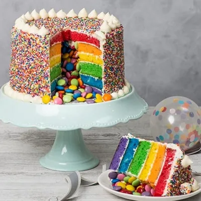 Rainbow Cake, le gâteau arc en ciel remplie d’une multitude de couleurs ! 10
