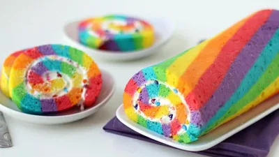 Rainbow Cake, le gâteau arc en ciel remplie d’une multitude de couleurs ! 18