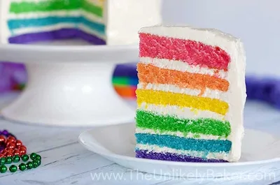 Rainbow Cake, le gâteau arc en ciel remplie d’une multitude de couleurs ! 1