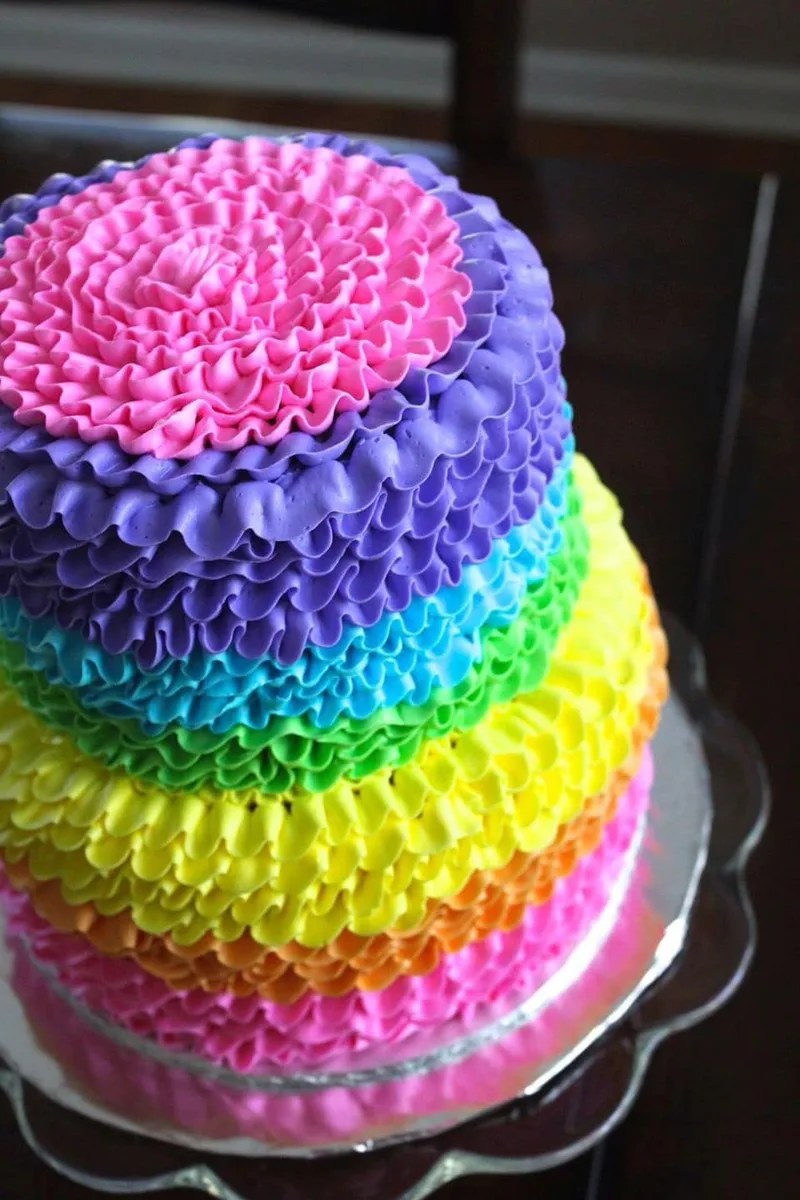 Rainbow Cake, le gâteau arc en ciel remplie d’une multitude de couleurs ! 5