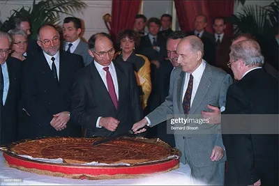 Galette des Rois à l'Élysée Mitterrand