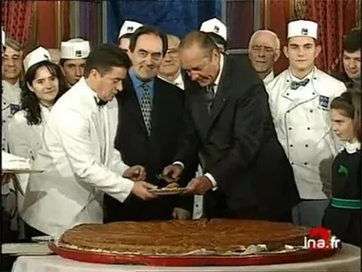 Galette des Rois à l'Élysée Chirac