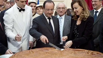Galette des Rois à l'Élysée Hollande