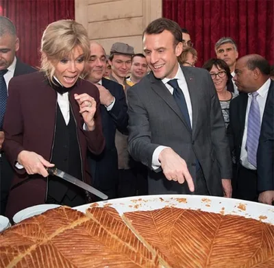 Galette des Rois à l'Élysée Macron