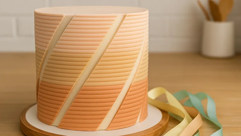 Ribbon Pull Cake