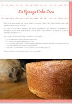 Fiche recette MyCake Academy