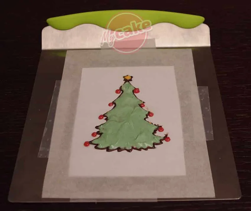 Je remplis le fond de mon sapin