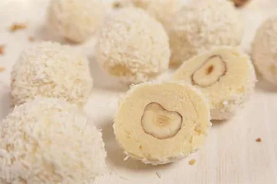 La Truffe au chocolat blanc, fondante et exquise !