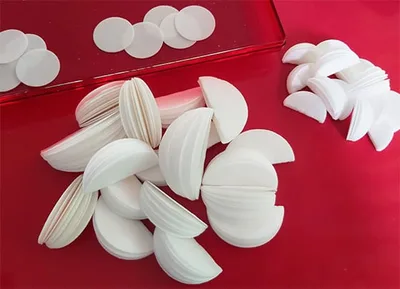 Wafer Paper demi sphère finies