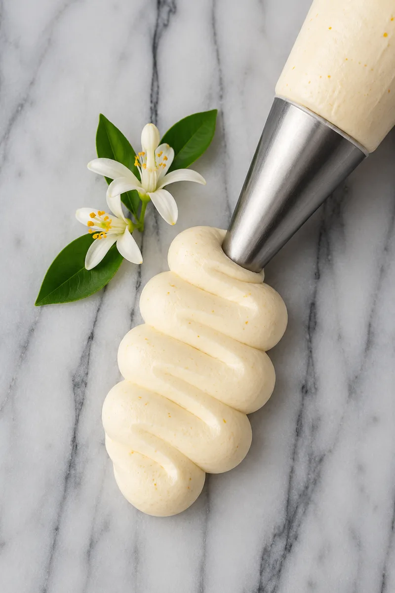 Aromatiser creme au beurre fleur d'oranger