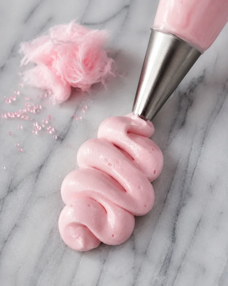 Aromatiser creme au beurre barbe à papa