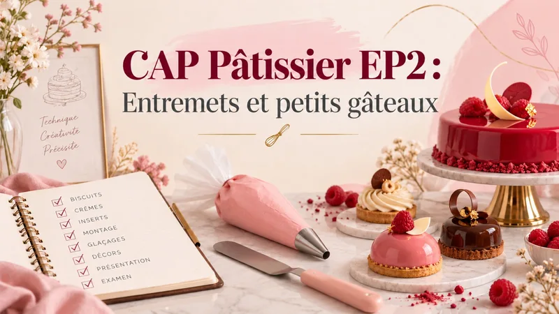 CAP Pâtissier EP2