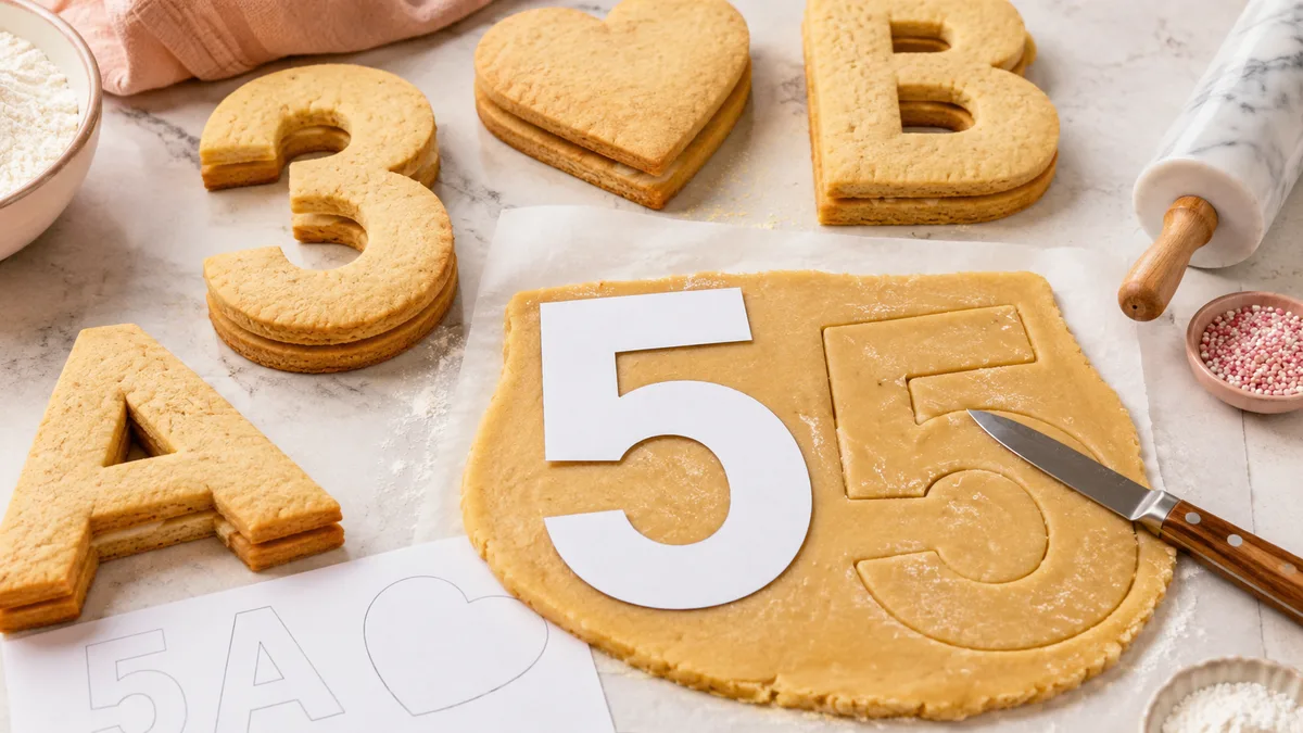 Gabarits Number Cake gratuits à imprimer en PDF
