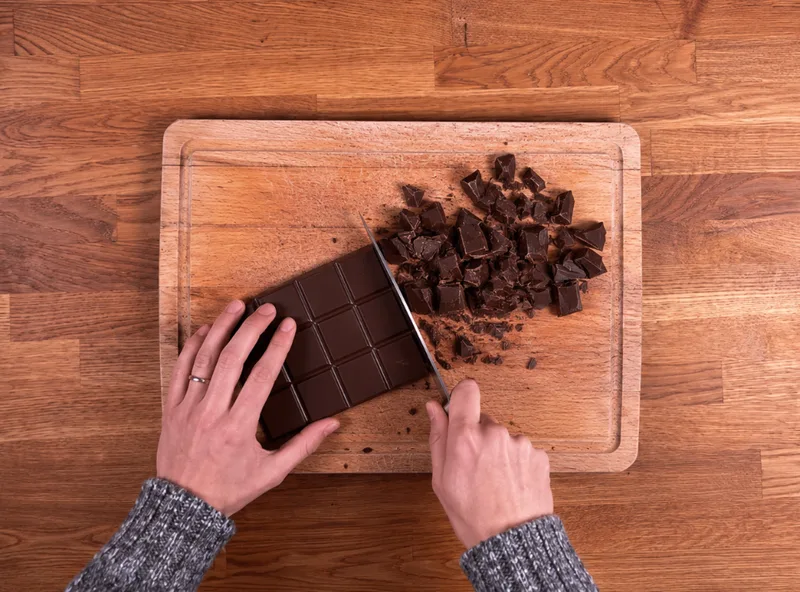 Faire des Chunks de chocolat