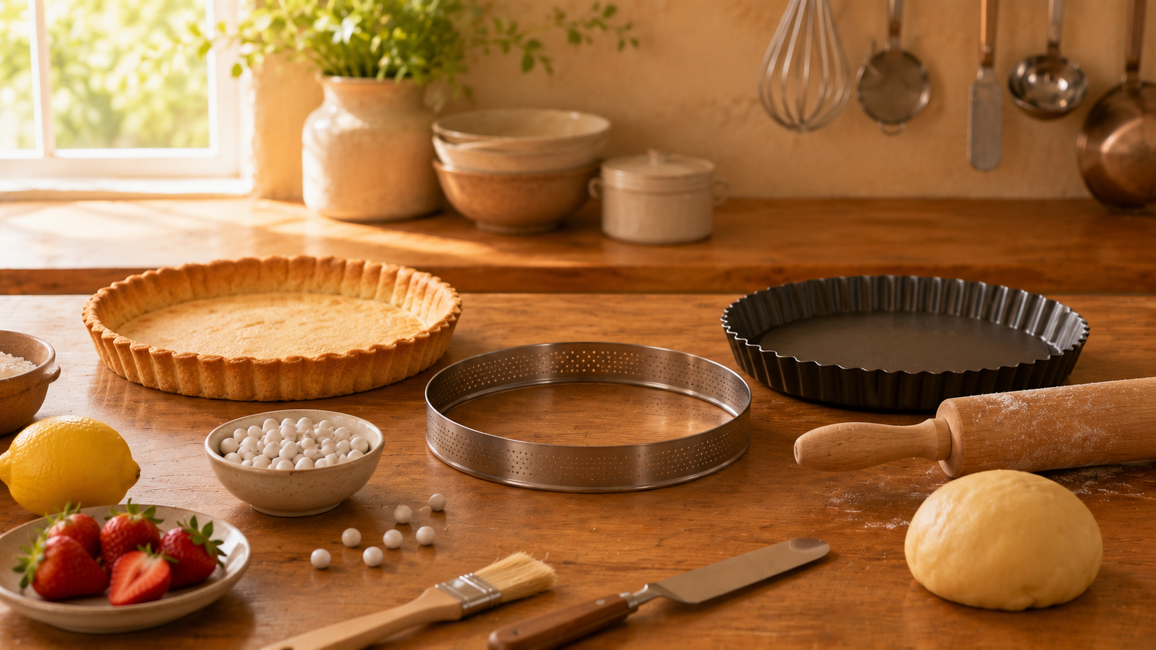 Matériel pour faire des tartes