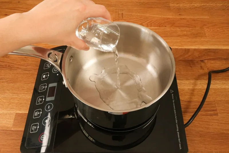 Verser l'eau