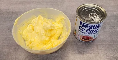 Ingrédients de la Crème au Beurre Russe