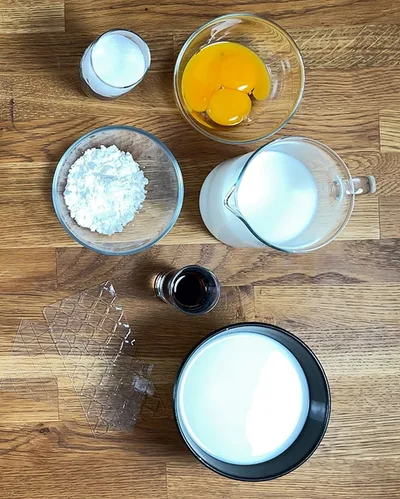 Ingrédients de la crème diplomate