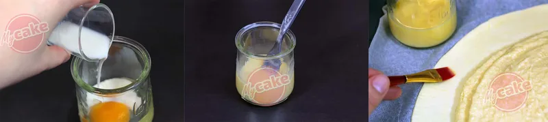 Dorez l'espace extérieur de votre pâte