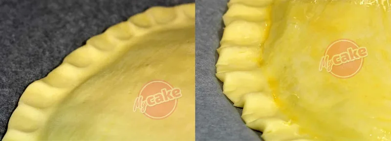 Collez et chiquetez les 2 pâtes
