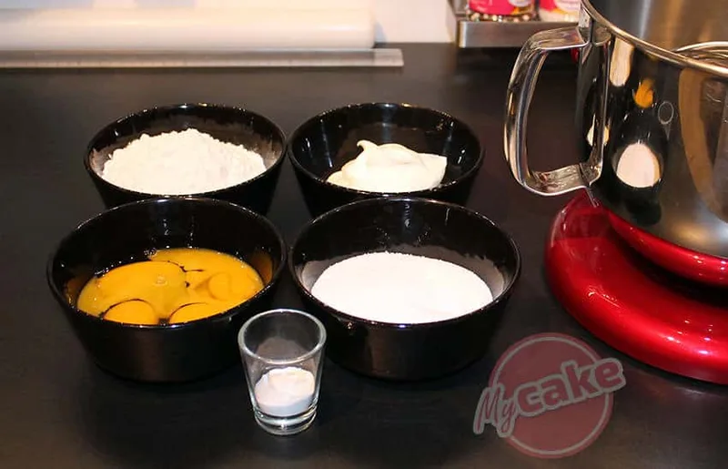 Gâteau à la crème fraiche 1