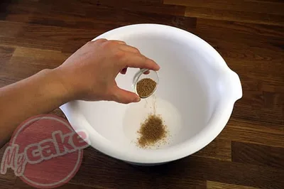 Mettre le sucre vanillé