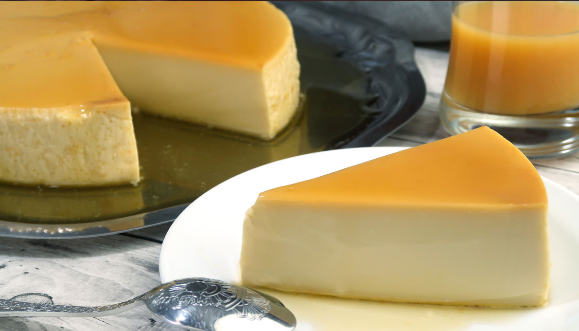 La Crème caramel renversée