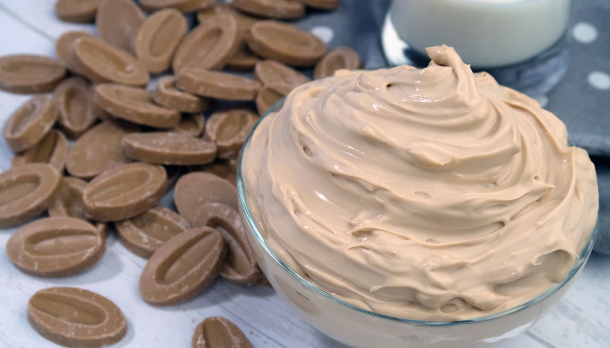 La Crème Namelaka au Chocolat Dulcey