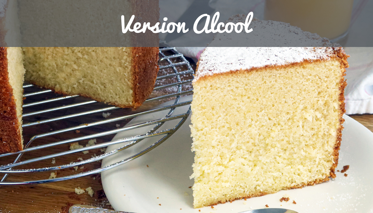 Le Chiffon Cake à l'alcool