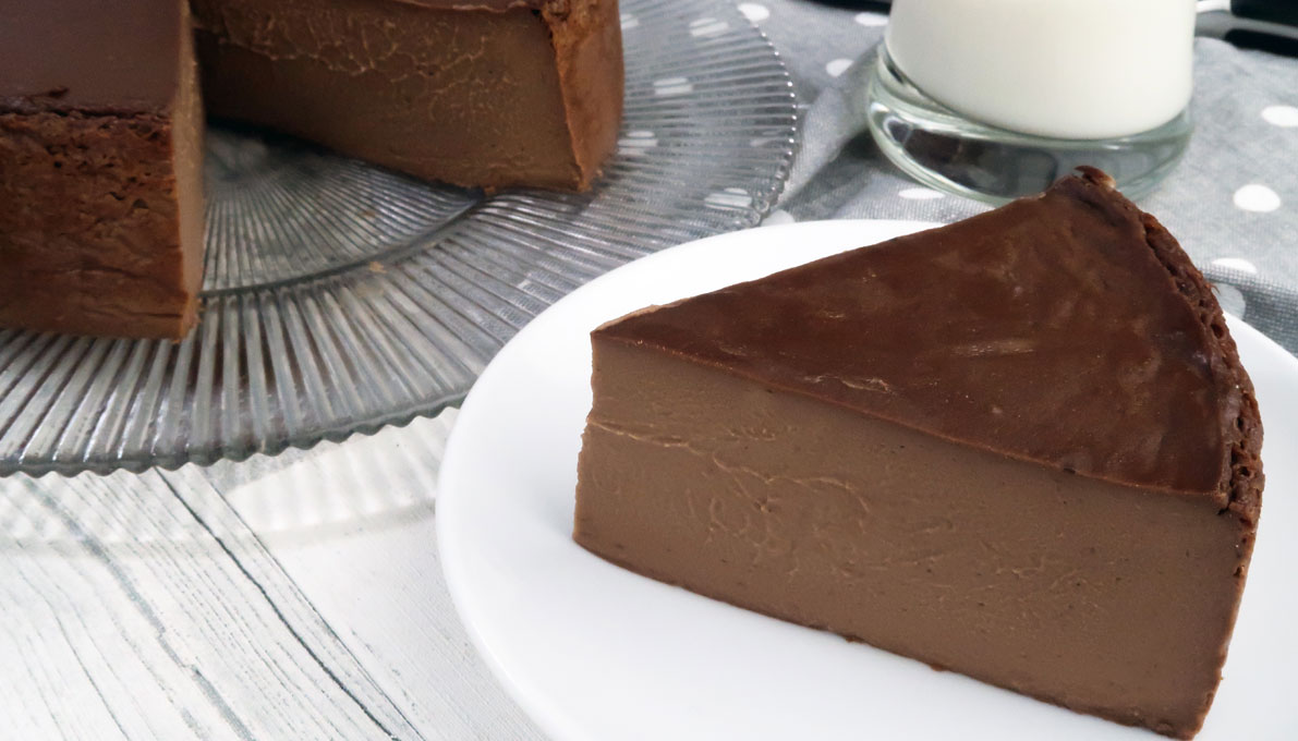 Le Flan au Chocolat sans pâte