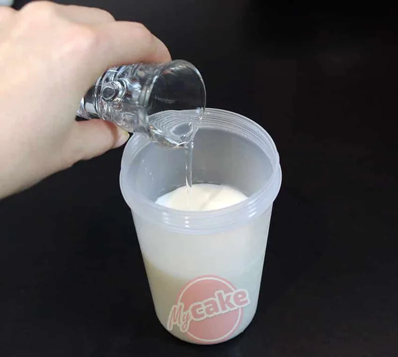 Préparation du lait caillé