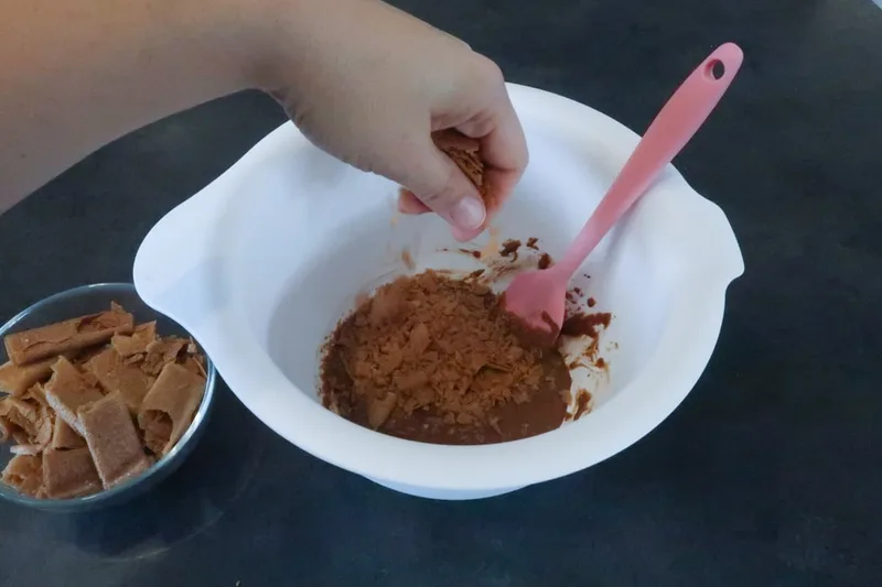 Emiettez les crêpes dentelle