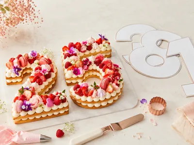 Les 4 gabarits Number Cake gratuits MyCake